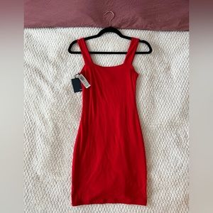 Aritzia Wilfred Free mini dress - size xsmall - red - NWT